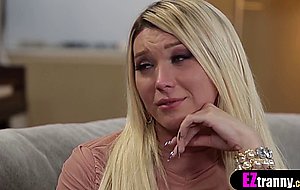 Bombastic busty shemale stepsister fucked by stepbro