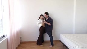 Peruana con un maduro