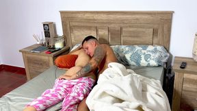 Wake up and Fuck? I Was so Horny I Leave Her Milk in My Pussy