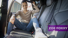 Brunette teen 18+ Backseat Fucking - Zoe Foxxy