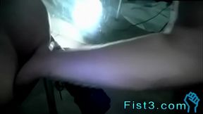 Gay men fisting boy Piggie Tim wants a sleek fist up his ass!