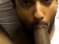 Indian Amateur Sucks a Big Black Cock