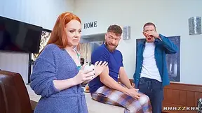 Ella Hughes, Danny D And Xander Corvus In Horny Ginger Babe Sex Smutty Video