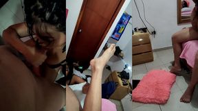 madura morena con gran culo hace gran trabajo