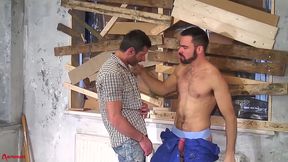 alphamales - the manly bearded gay bottom get pounded