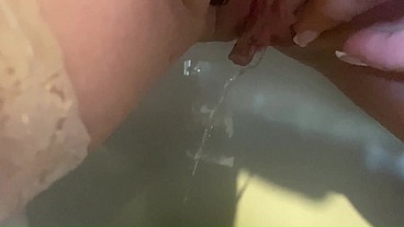 MilfyCalla - Play with pee compilation 2
