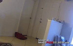 Pizza dare sucking vibrator for pizza man