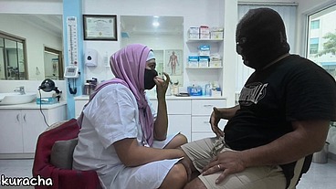 Doctor Shaving the Hairy dick Patient