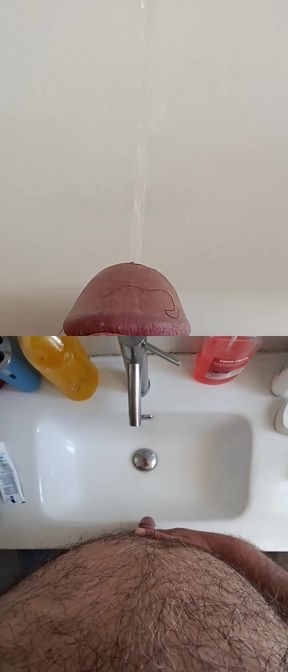 A Good Piss in the Bathroom Sink