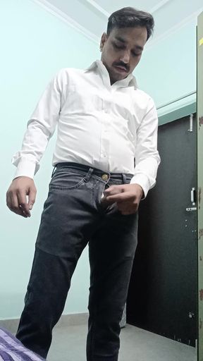indian desi man sex and show shower shoe and masterbation