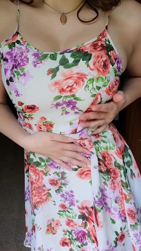 Floral summer dress