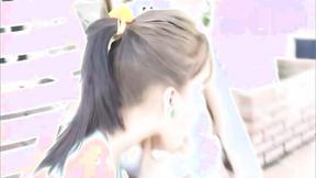 ”Two sexy lesbo girls get wet outdoors”