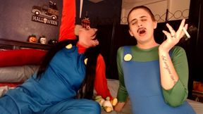 Halloween Cosplaying Smoke Break