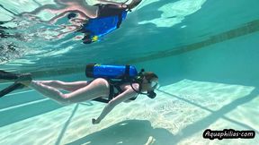 Aquaphilias- Nyssa Nevers- Her First SCUBA Lesson