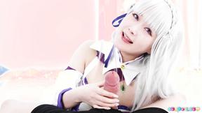 ”A simple but efficient blowjob by Ria Kurumi”