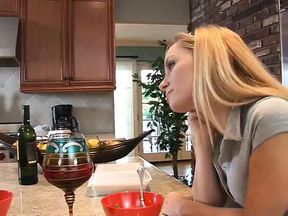 Excellent blonde lesbians are licking one another&#039;s pussies on the table