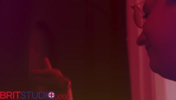 British Redhead Nurse's Gloryhole Blowjob Frenzy