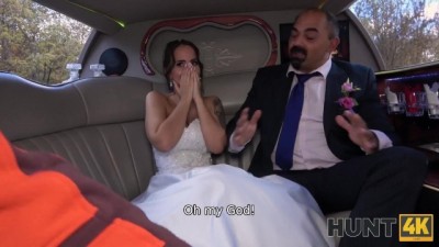 Random Hookup: Bride's Wild Encounter in Wedding Limo