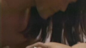 ”Retro pornstar with heavy tits makes passionate love”