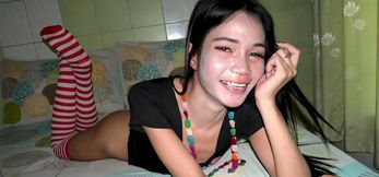 Innocent Asian femboy anal fucking