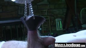 Agonizing dick pulling torment for submissive Pain