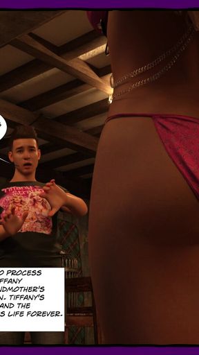 Stunning moment from &quot;WWE Tiffany Stratton 3D- I Dream of Tiffy&quot;