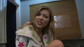 nicole ray bends over to show you the deep penetration