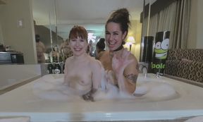 Misty and Hannah Lesbian scene with Voyeurs Part 2 of 3