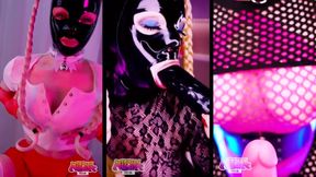Milona Ace's 1st Year Anniversary Deepthroat Compilation Milf Gagged By Big Cocks