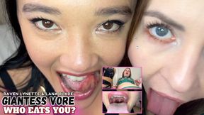 From Tongue to Uvula: Giantesses Raven & Lana Vore Preview 1080 HD