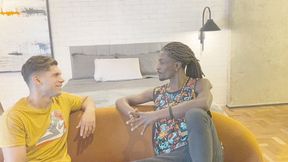 INTERRACIAL KISS WITH A LOT OF PASSION - BY NATHAN COLLINS AND WALLIF TURNER - FULL VERSION IN FULL HD