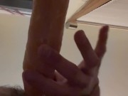Hairy Assholed Teen Practice Dildo