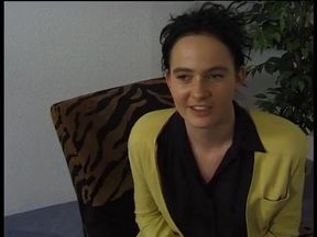 Busty brunette chick gets banged at the casting