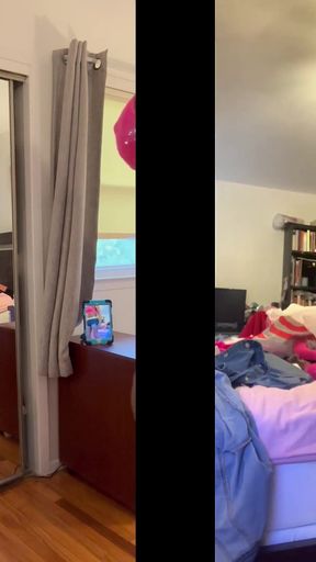 Black Babe Danae in Sexy Hot Pants & Skimpy Top - Part 1