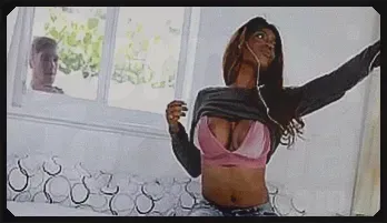 Busty Ebony Stepsister Interracial Porn Video