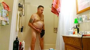 A Midnight Shower for a Mature Man