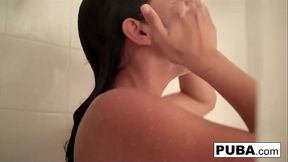 Diamond Decides To Get Wet And Wild In The Shower