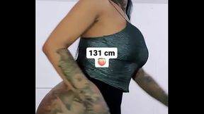 Kamilly campos medi o tamanho da minha bunda 131 cm