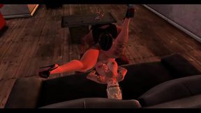 Interracial MILF With Big Tits Gets Pounded On Sofa By Black Cock For Orgasmic Anal Creampie