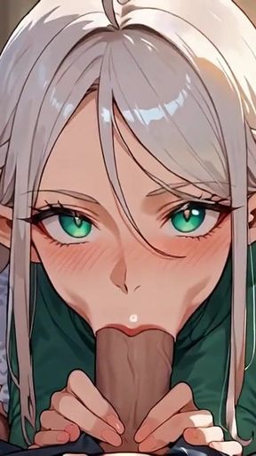 Anime Ai Elf Girl Blowjob