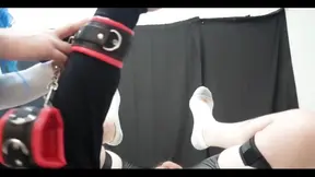 POV with Handcuffs and Restraints and My Thick White Cock