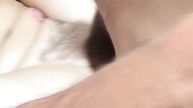 Amateur Cuckold Watching Big Bushy Pussy G Shot Orgasm