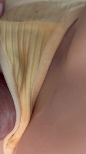 POV: "Just Rub My Wet Pussy!" But He Couldn't Resist And Fucked Me Without Removing My Panties   Clip 1