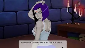 Blonde Ravyn Tempts Doc with Sensual Dance in Furry Justice League Tale