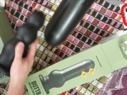 Je me gode XXL BUTTR avec une fuckmachine (Bottomtoys)
