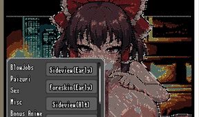 Hentai Game - Touhou Reimu Pixel Hentai Sex Animation