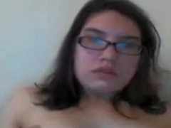 Hairy Amateur Babe Masturbating on Webcam