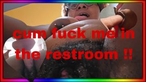 public bathroom play !!