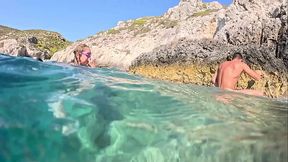 Mediterranean Underwater sex and Piss