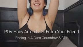 Preview POV Hairy Armpit JOI From Your Friend: Ending In A Cum Countdown &amp; CEI